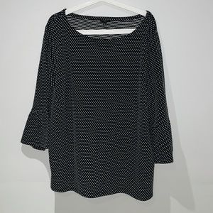 TALBOTS PLUS Polka dot blouse